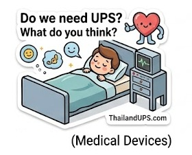 เครื่องสำรองไฟ สำหรับเครื่องช่วยหายใจ เครื่องผลิตออกซิเจน